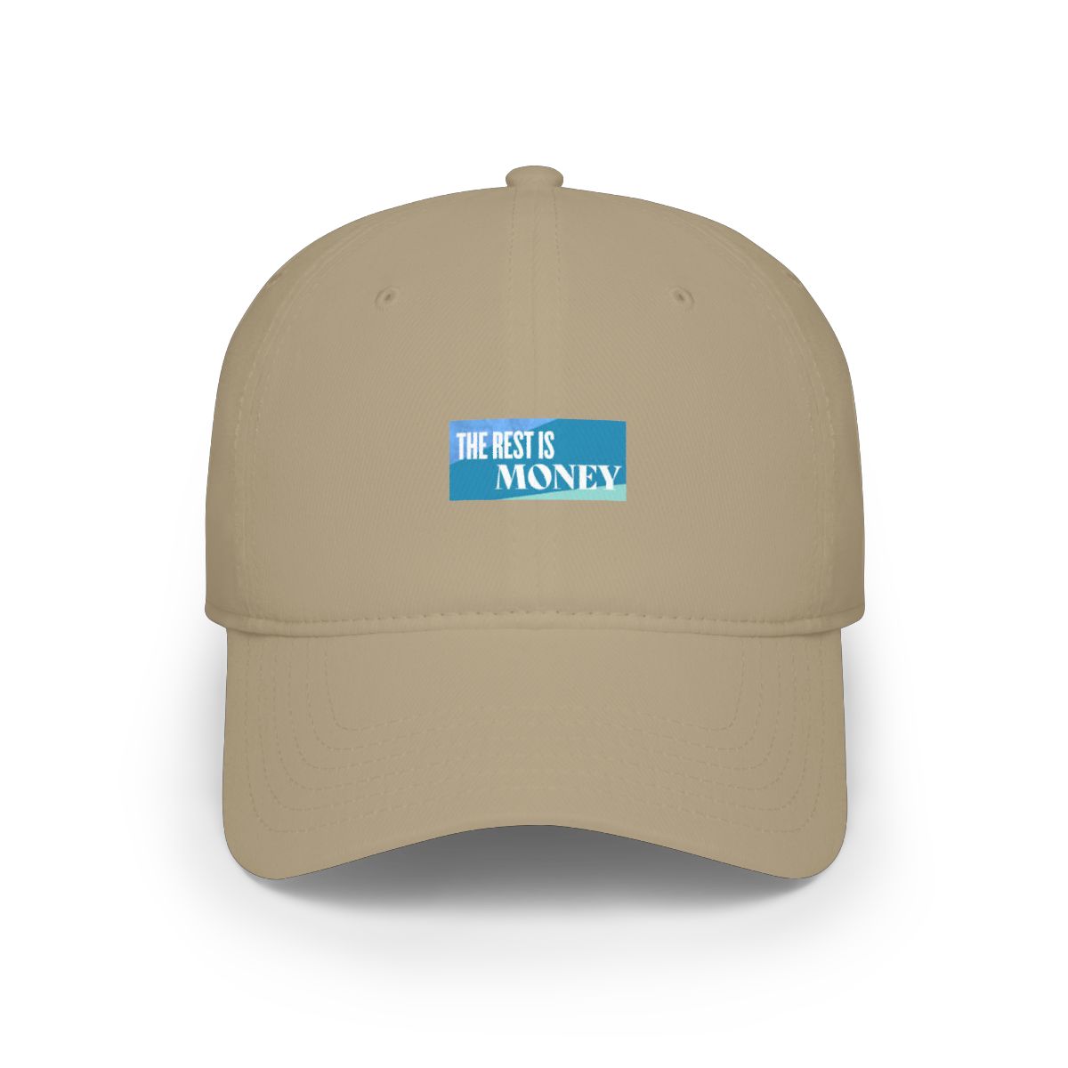 The Rest Is Money Baseball Cap #2 - alternate angle 3, merchandise