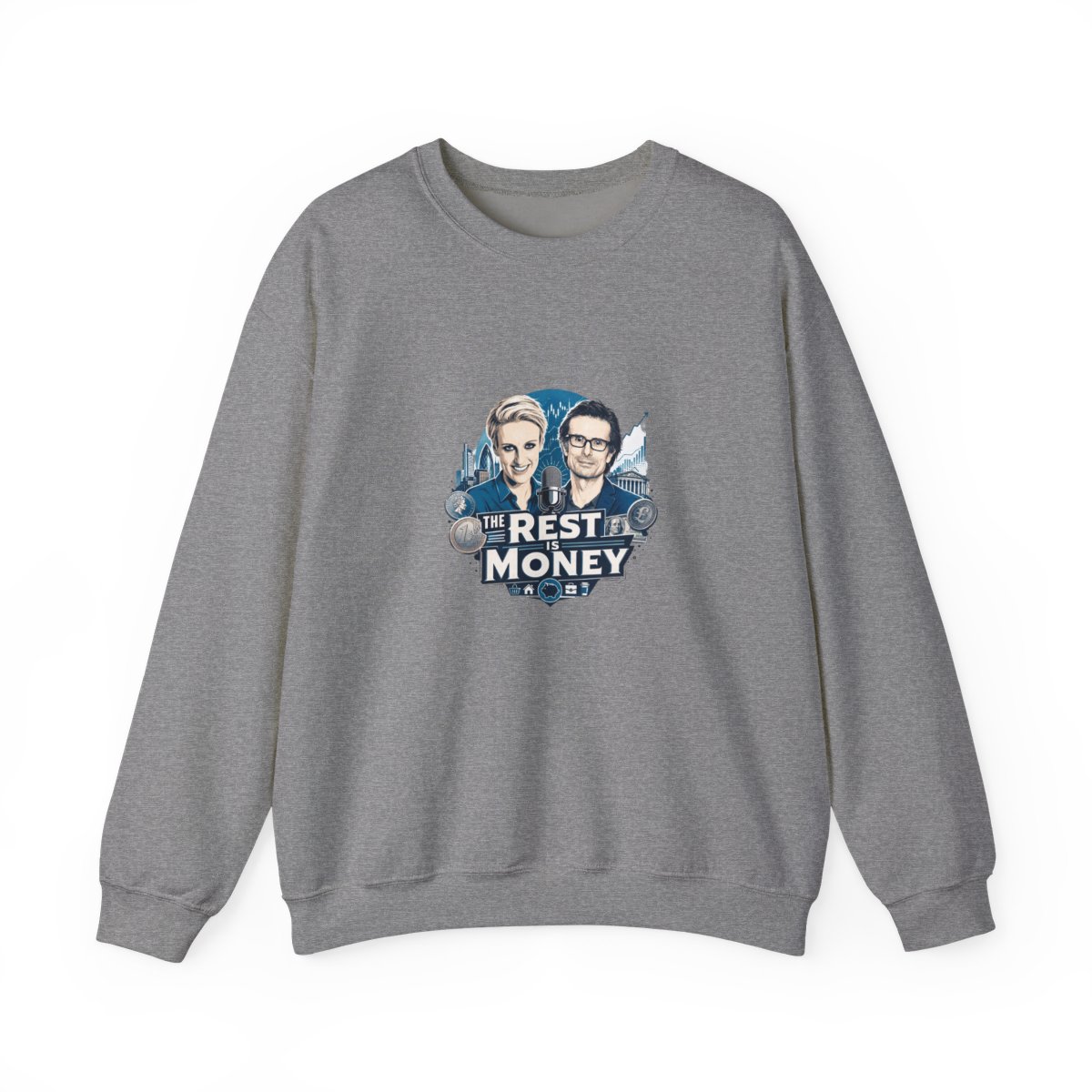 The Rest Is Money Crewneck Sweatshirt